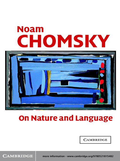 Title details for On Nature and Language by Noam Chomsky - Available